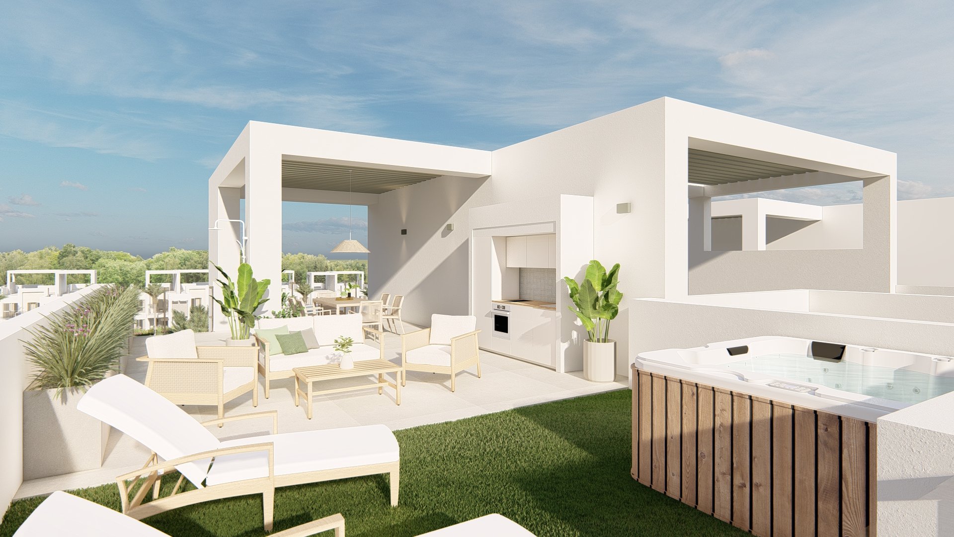 Wohnung in Los Alcazares, Murcia, Spanien 2 Schlafzimmer, 85 m2 Nr. 179542