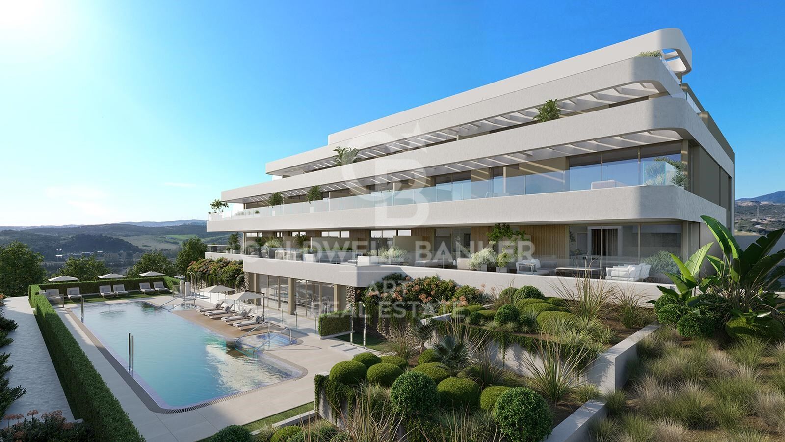 Lägenhet i Estepona, Malaga, Spanien 2 sovrum, 103 kvm. Nr. 158730
