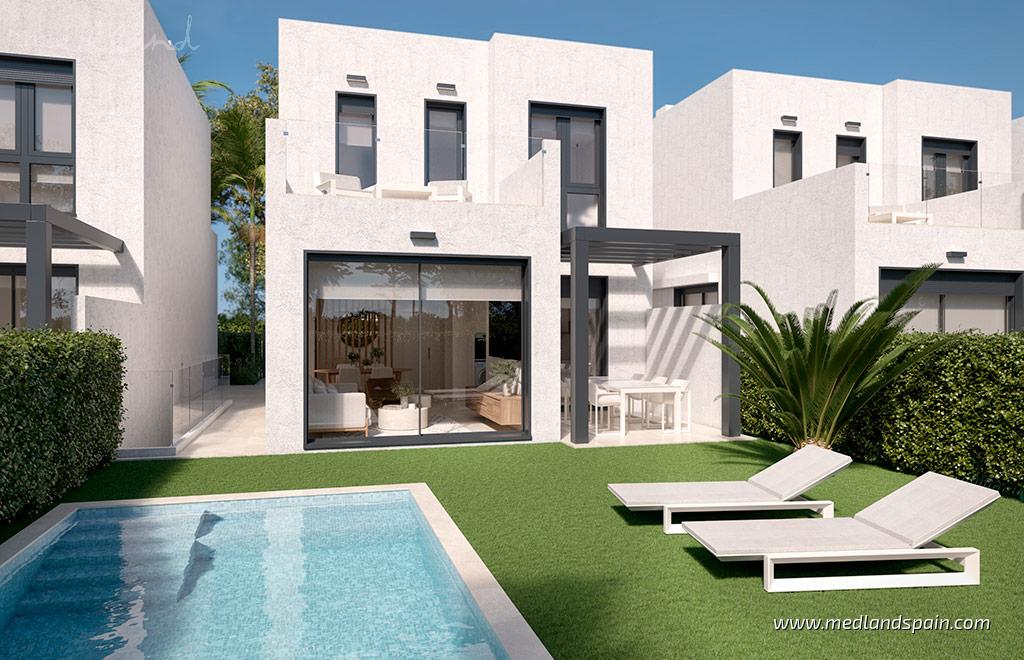 Huvila Los Alcazares, Murcia, Espanja 3 makuuhuonetta, 127 m2 No. 195503