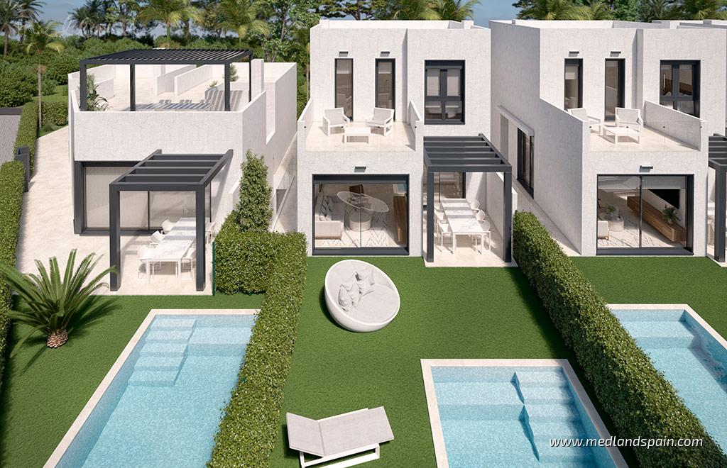 Huvila Los Alcazares, Murcia, Espanja 3 makuuhuonetta, 114 m2 No. 195504