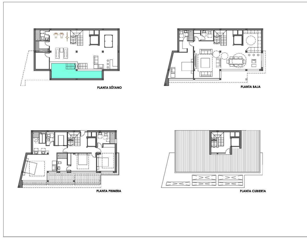 Villa in Calpe, Alicante, Spain 4 bedrooms, 410 sq.m. No. 75841