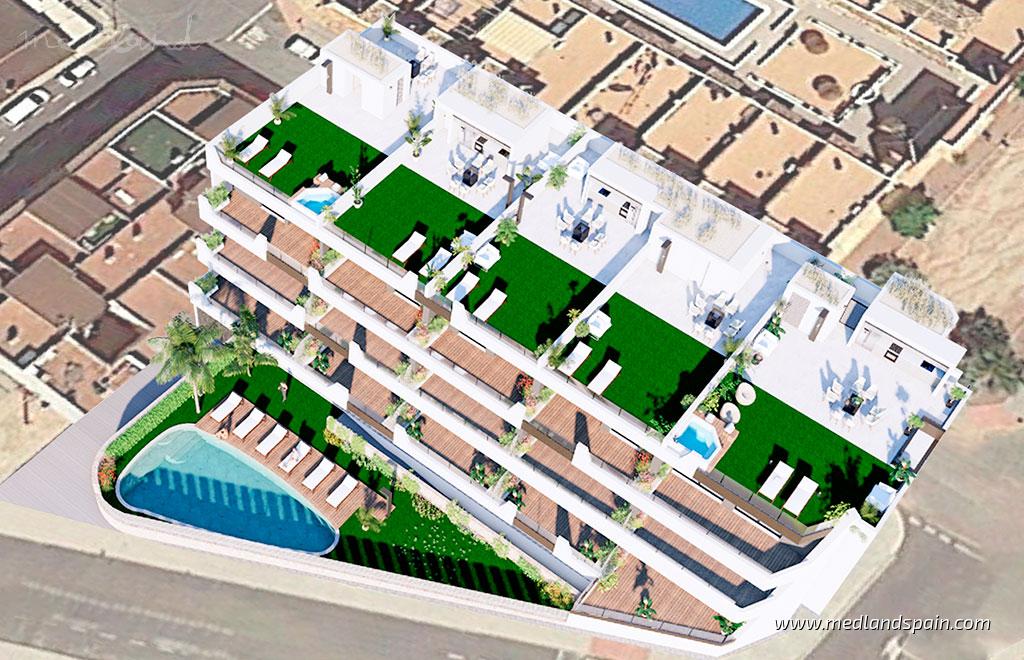Appartamento a Benijofar, Alicante, Spagna 2 camere da letto, 66 mq. N° 147176
