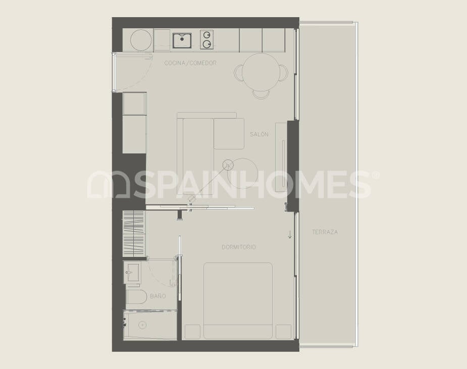 Penthouse à Torremolinos, Malaga, Espagne 2 chambres, 54 m2 No. 182503