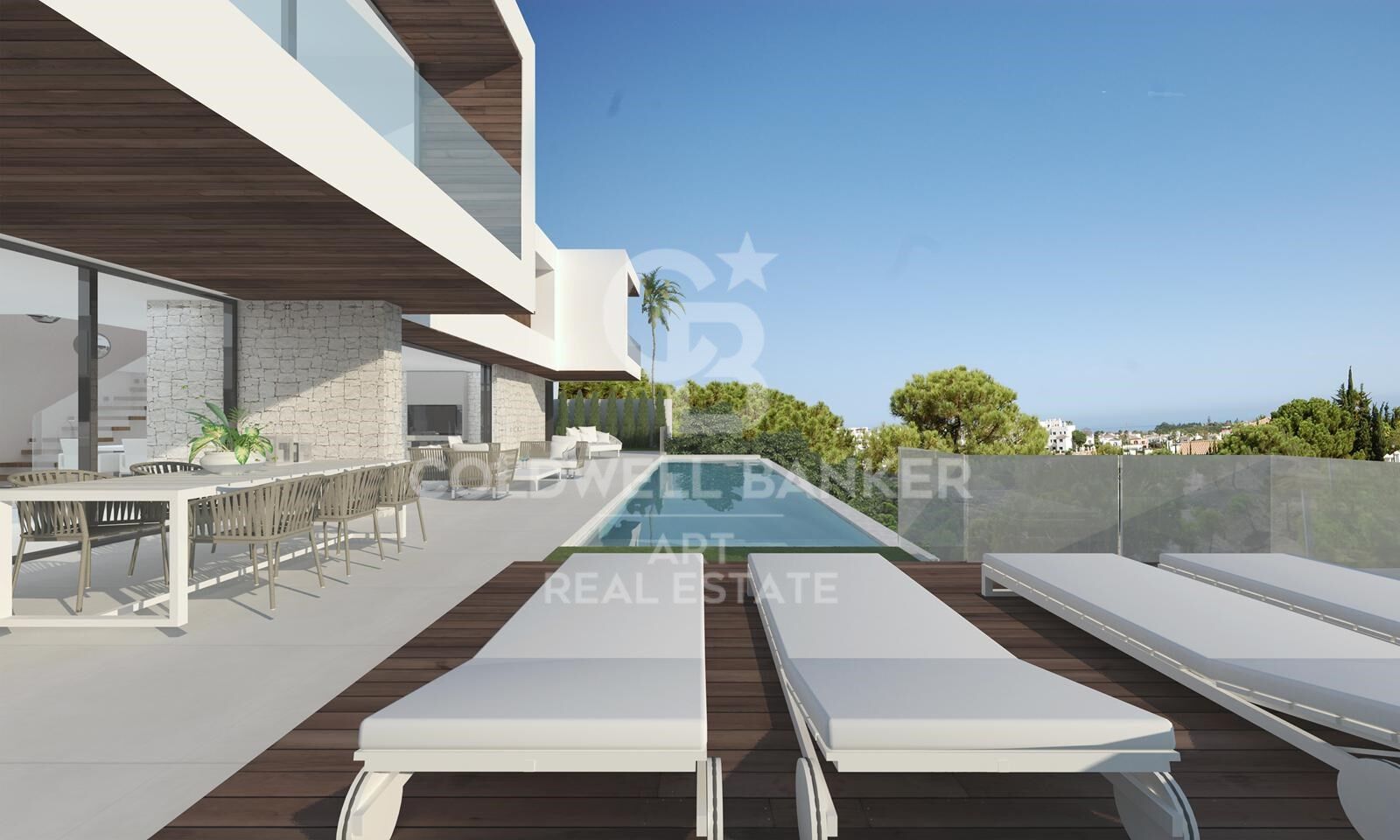 Villa i Estepona, Malaga, Spanien 4 sovrum, 264 kvm. Nr. 158169