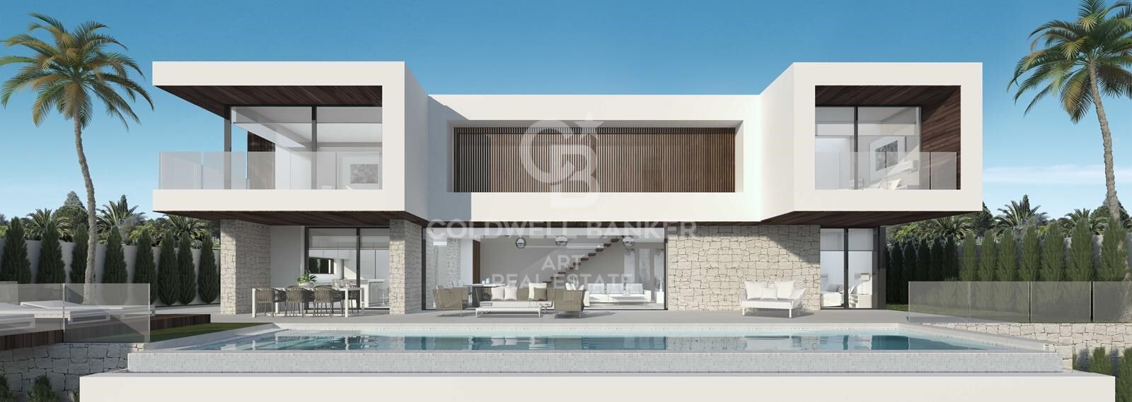 Villa i Estepona, Malaga, Spanien 4 sovrum, 264 kvm. Nr. 158169