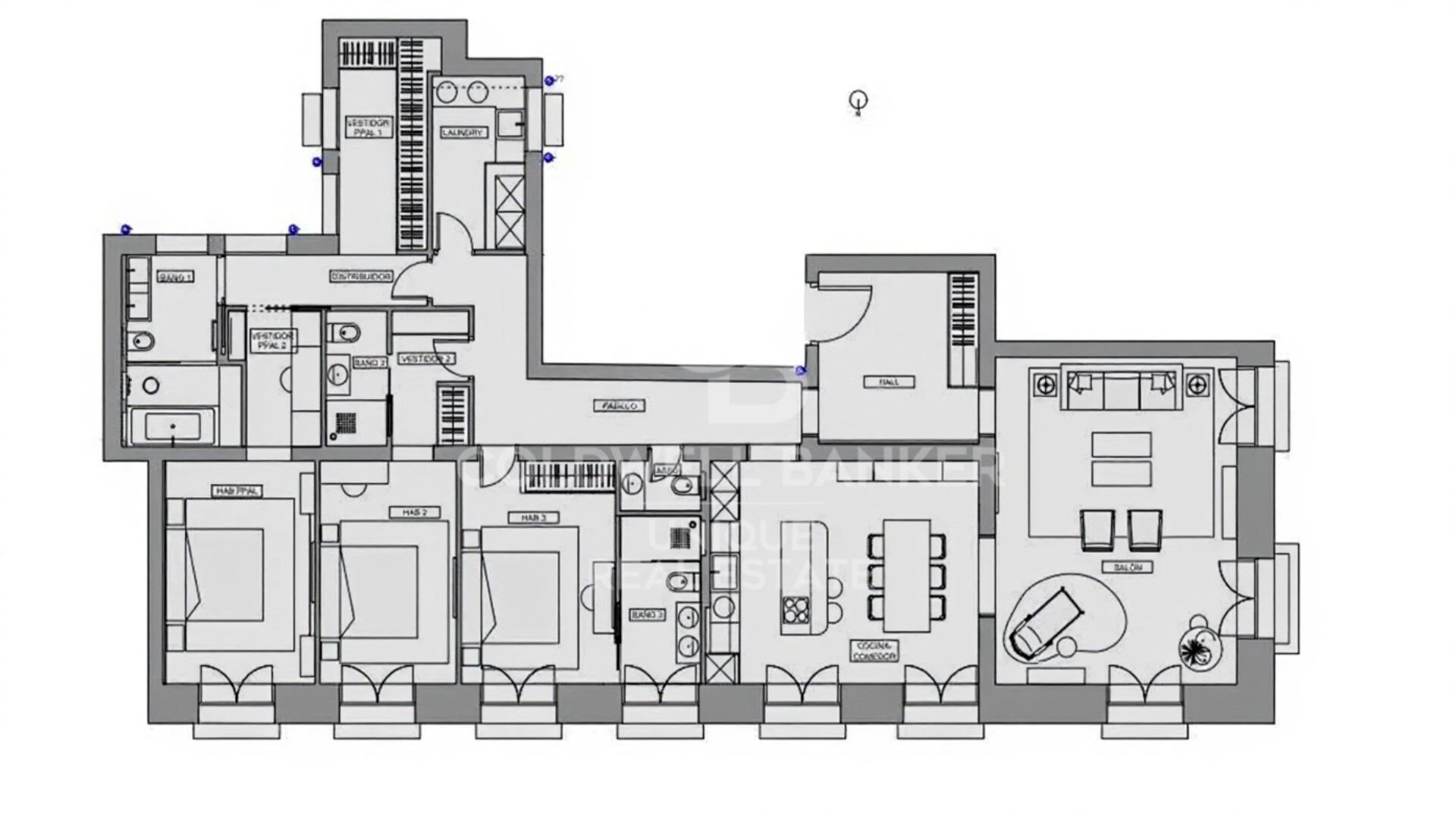 Dzīvoklis Madrid, Spānijā 3 istabas, 226 m2 Nr. 158167