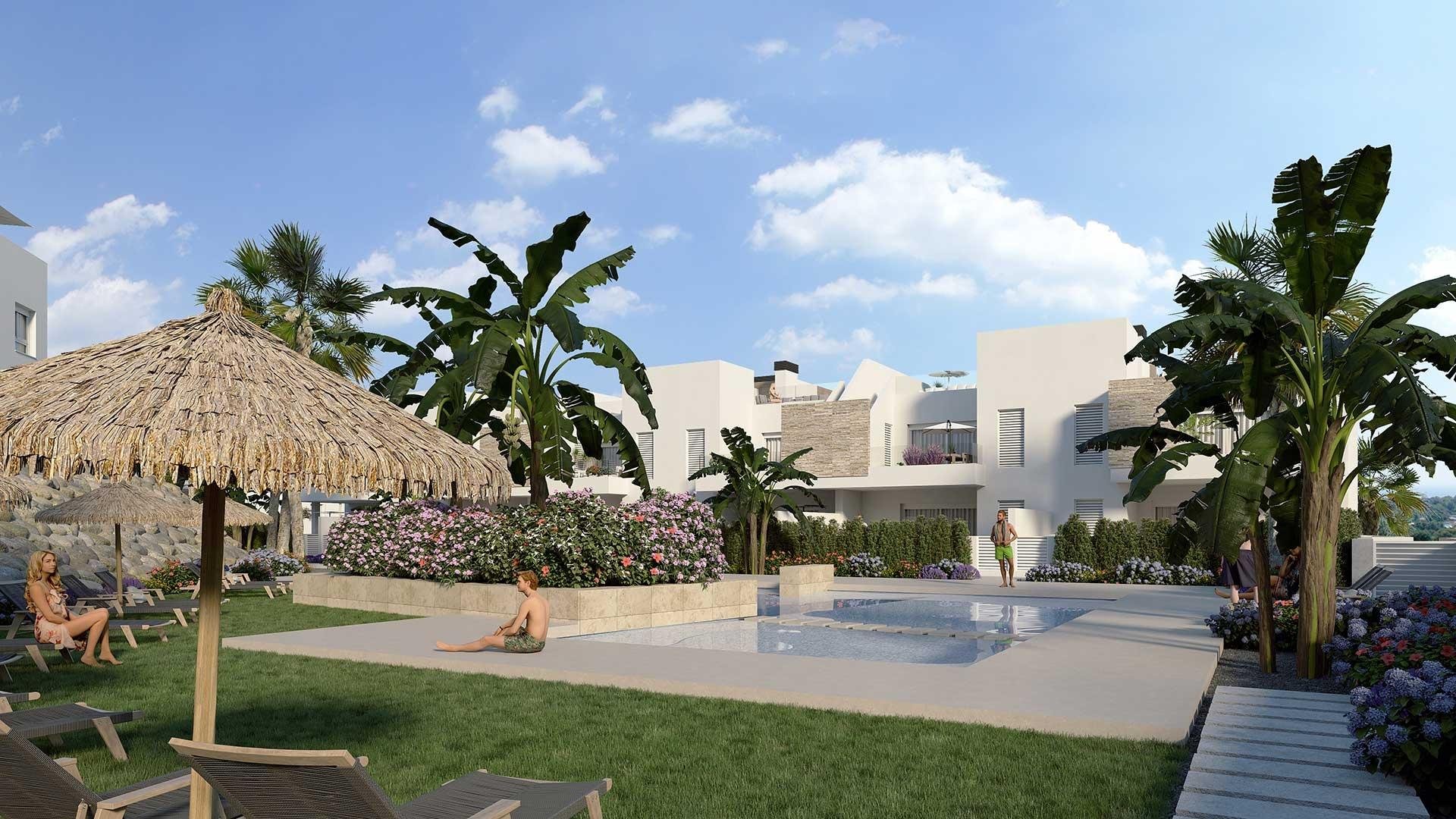 Bungalow in Algorfa, Alicante, Spanien 2 Schlafzimmer, 74 m2 Nr. 143345