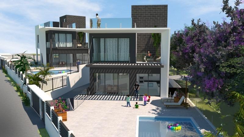 Villa i Villajoyosa, Alicante, Spanien 3 sovrum, 150 kvm. Nr. 165266