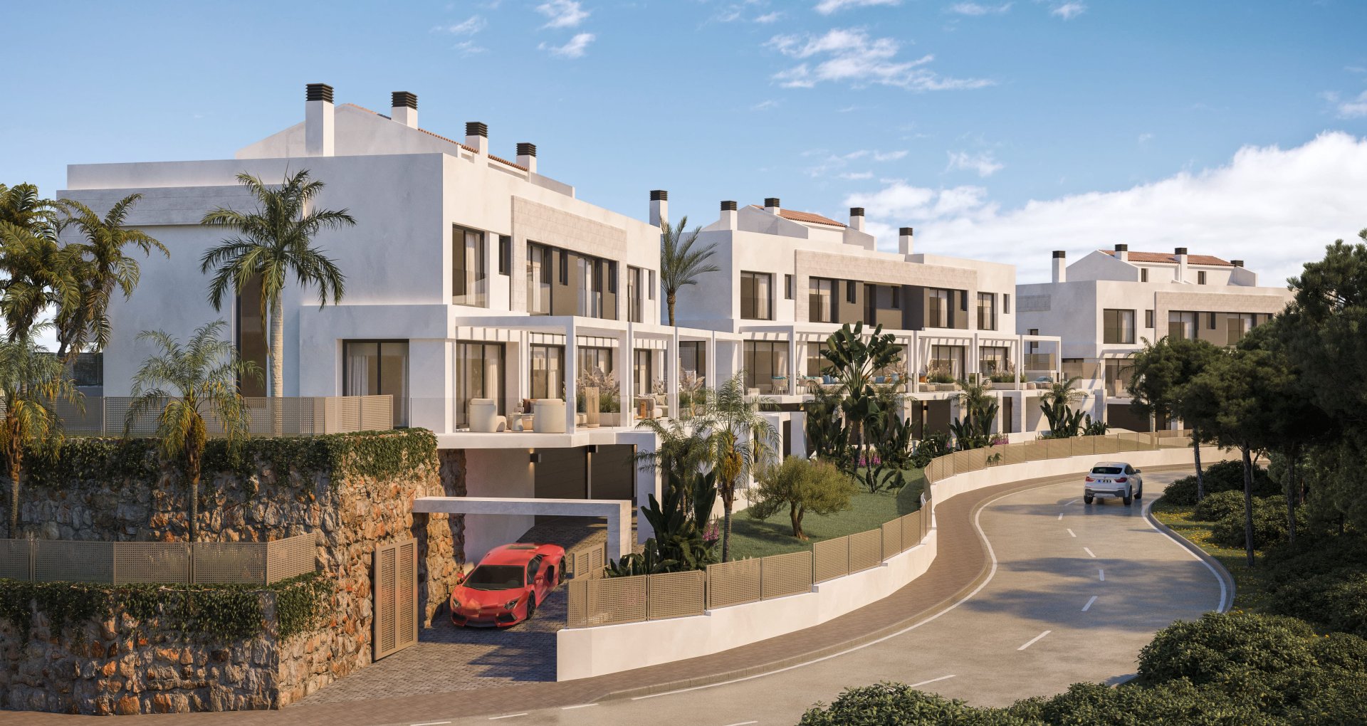 Tvåvåningslägenhet i Mijas, Malaga, Spanien 3 sovrum, 164 kvm. Nr. 148816