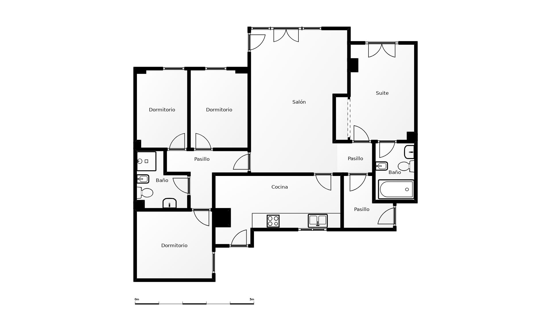 Appartamento a Sabadell, Barcelona, Spagna 4 camere da letto, 119 mq. N° 166941