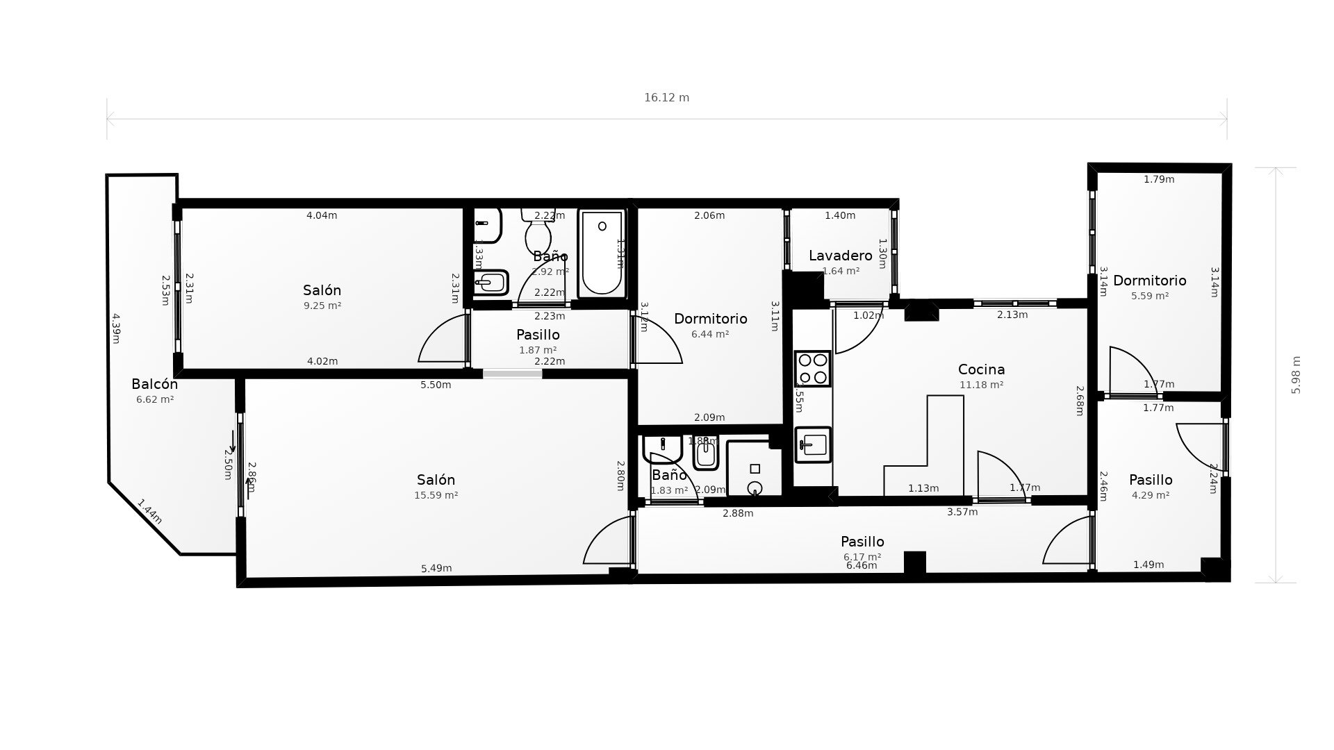 Dzīvoklis Ripollet, Barcelona, Spānijā 3 istabas, 106 m2 Nr. 166942