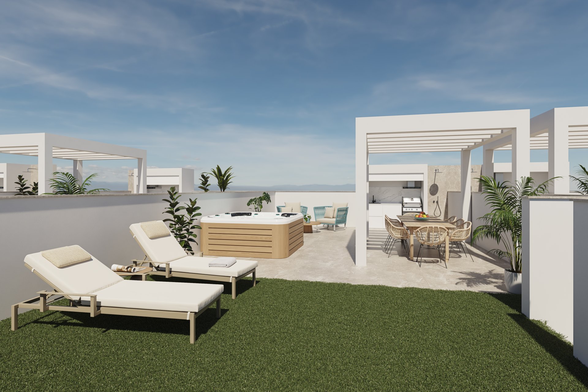 Bungalow en Pilar de la Horadada, Alicante, España 3 dormitorios, 67 m2 No. 134618
