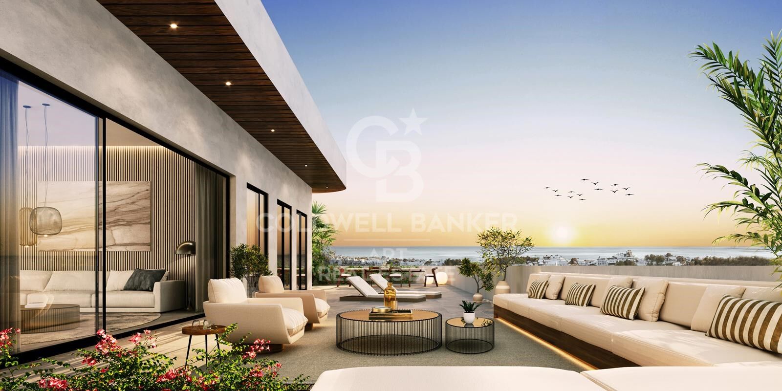 Kattohuoneisto Marbella, Malaga, Espanja 4 makuuhuonetta, 345 m2 No. 159699
