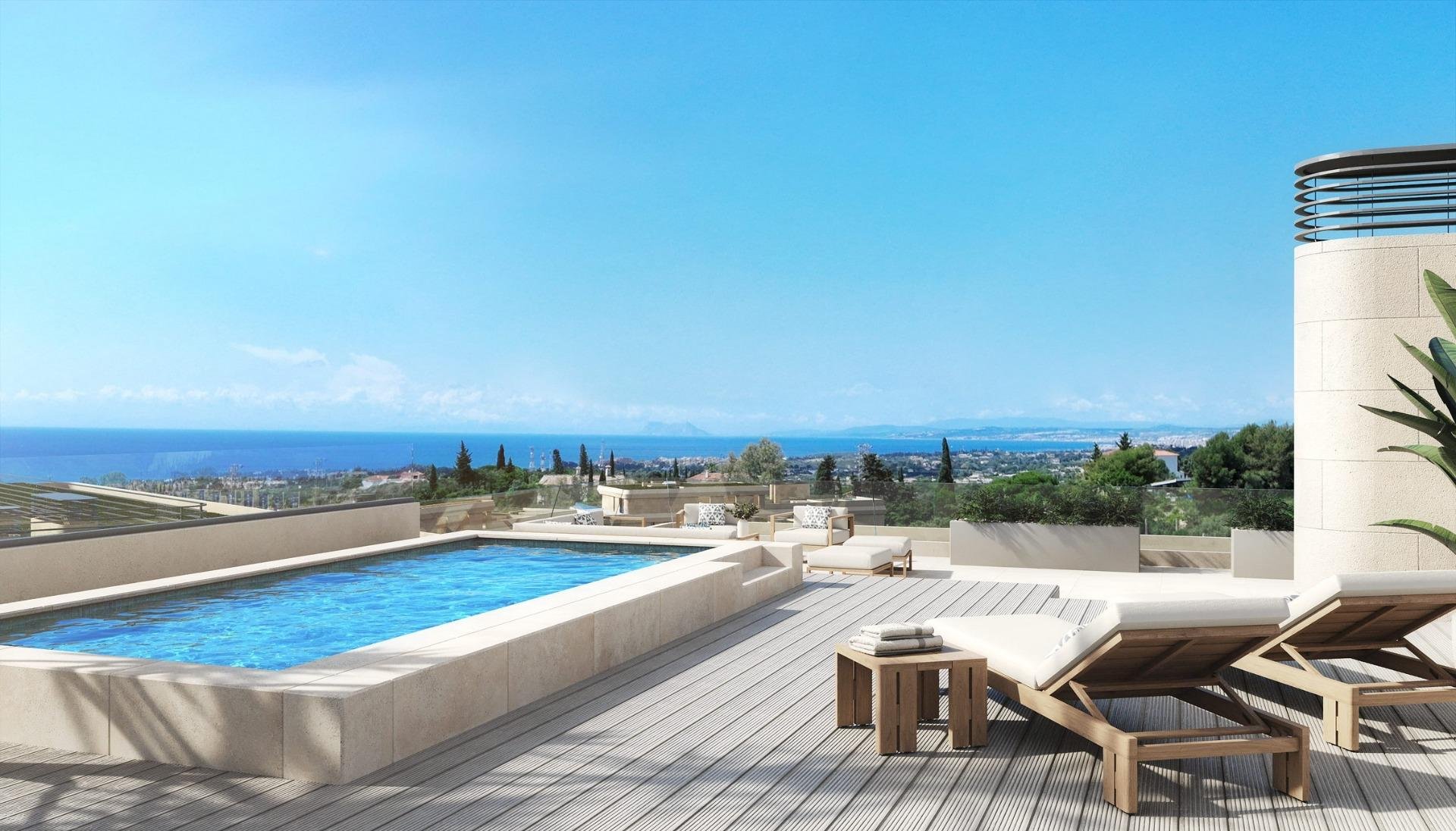 Penthauss Estepona, Malaga, Spānijā 3 istabas, 167 m2 Nr. 179270