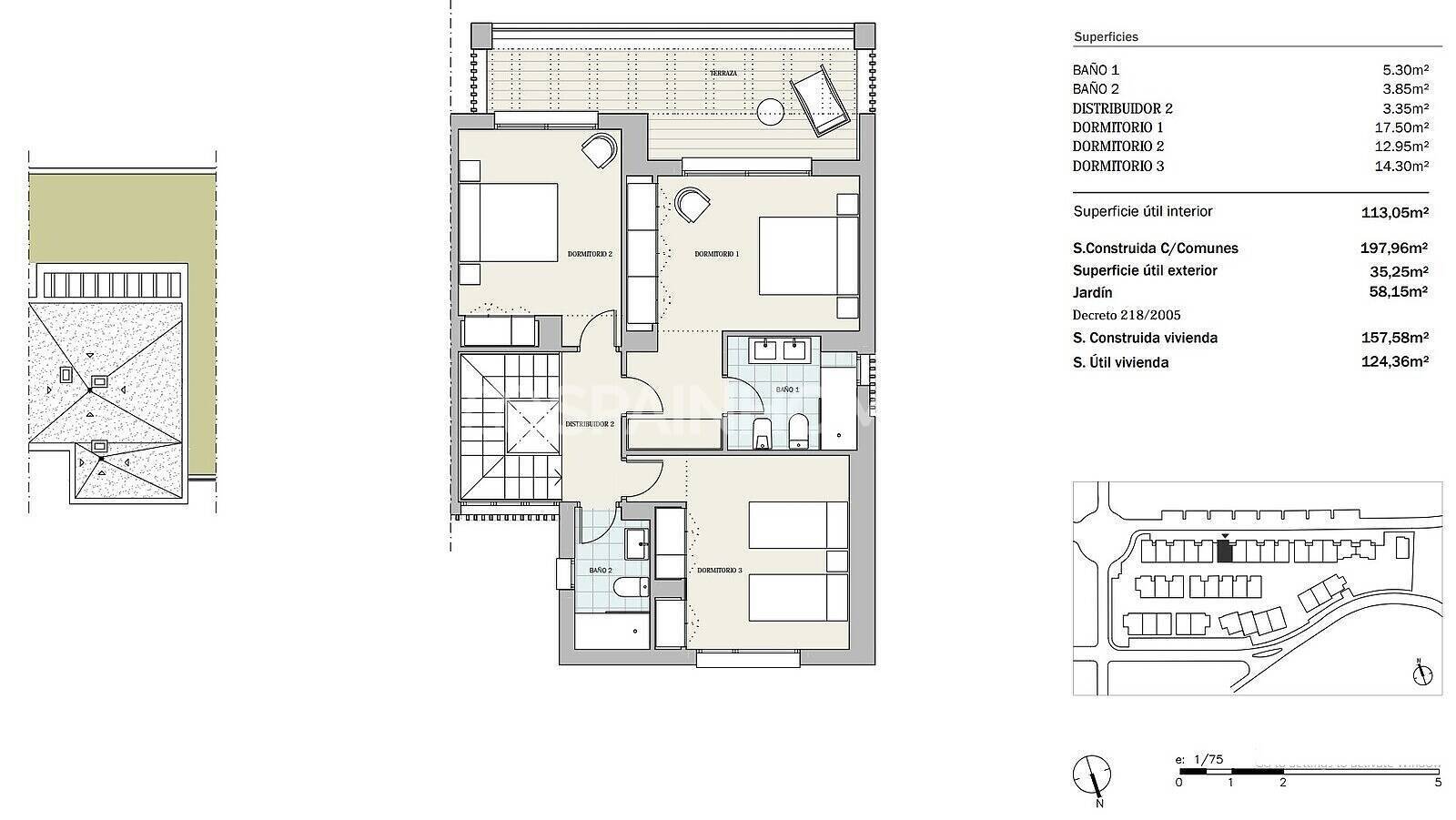 Huvila Marbella, Malaga, Espanja 3 makuuhuonetta, 106 m2 No. 57516
