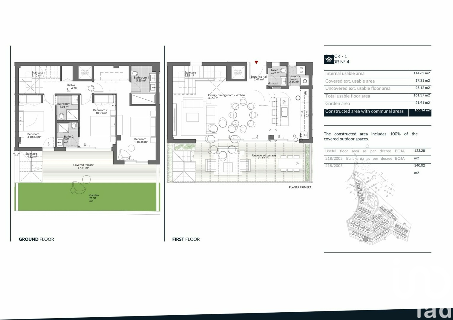 Talo Mijas, Malaga, Espanja 3 makuuhuonetta, 115 m2 No. 154149