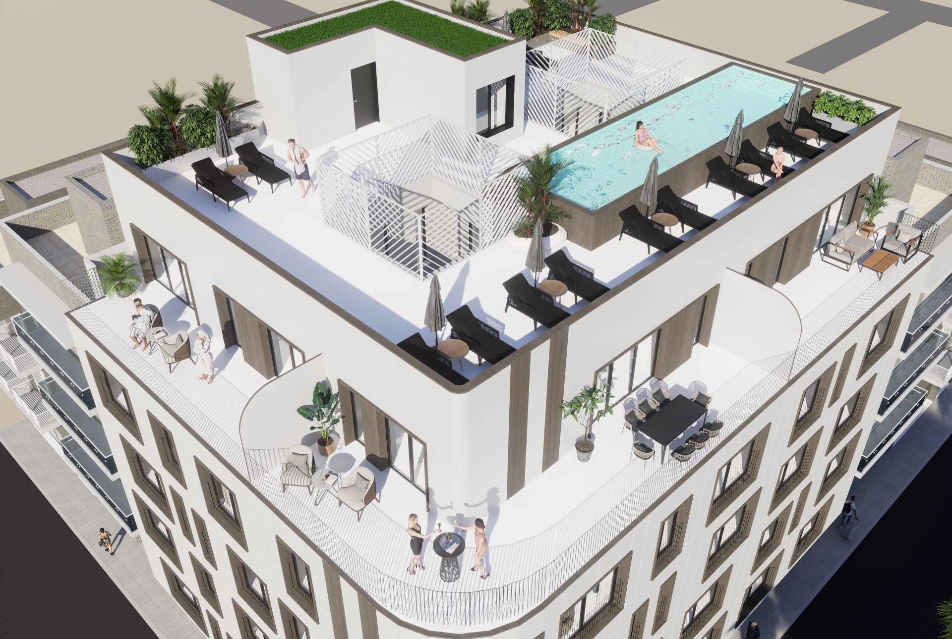 Apartament w Torrevieja, Alicante, Hiszpania 3 sypialnie, 107 mkw. nr 163976