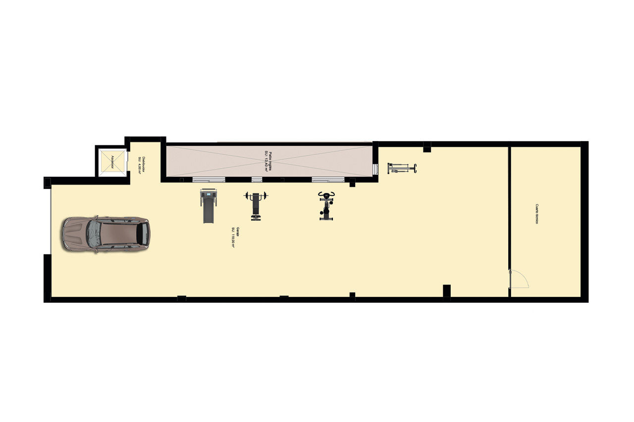 Penthäuser in Rojales, Alicante, Spanien 3 Schlafzimmer, 80 m2 Nr. 101593