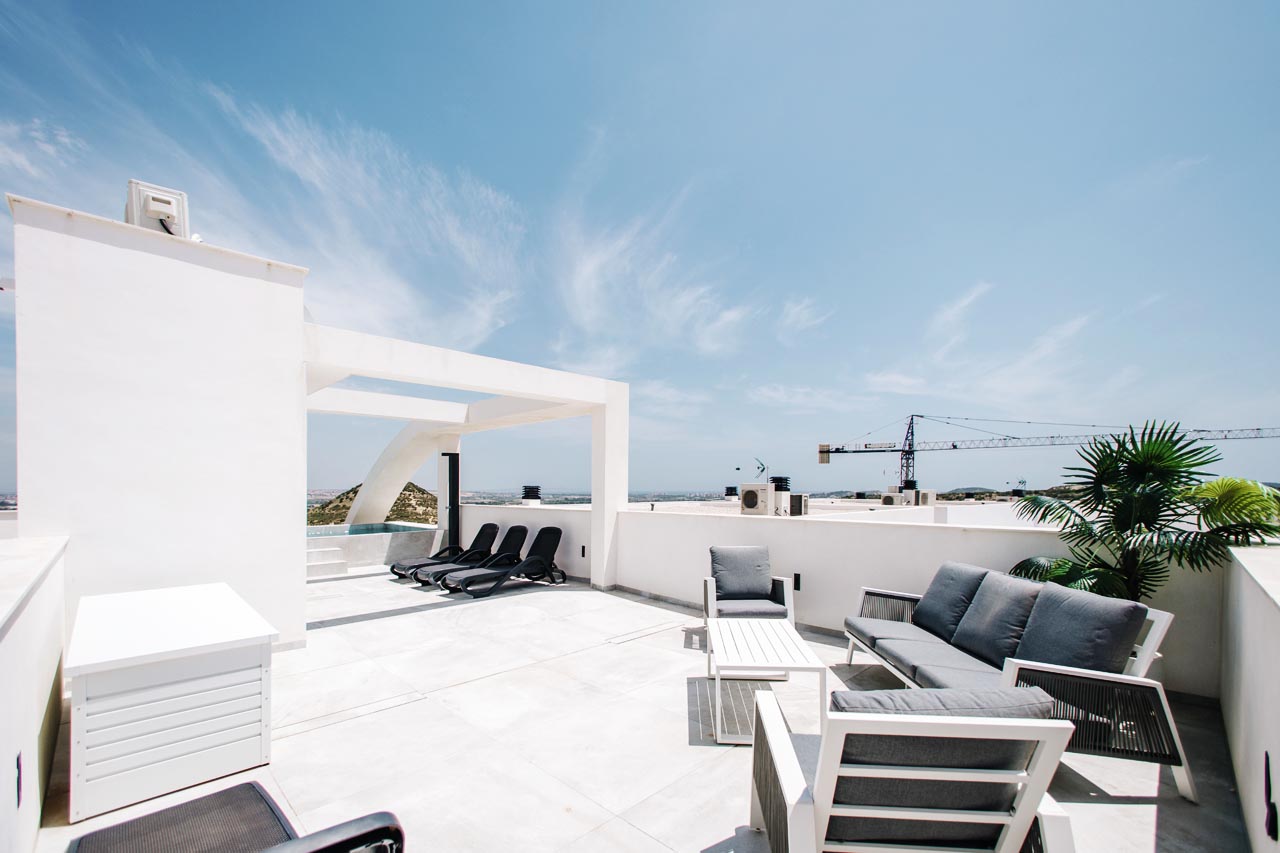 Penthäuser in Rojales, Alicante, Spanien 3 Schlafzimmer, 80 m2 Nr. 101593