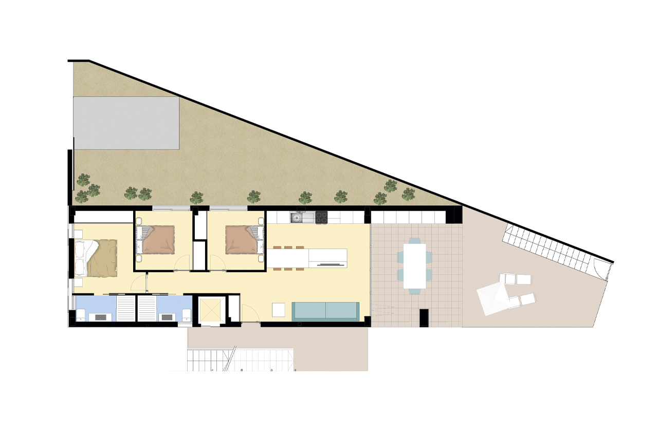 Квартира в Рохалес, Аликанте, Испания 3 спальни, 80м2 №101594