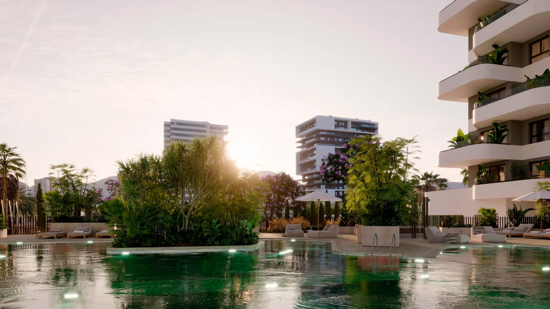 Квартира в Salinas Towers, Кальпе, Аликанте, Испания 3 спальни, 147.79м2 №147171