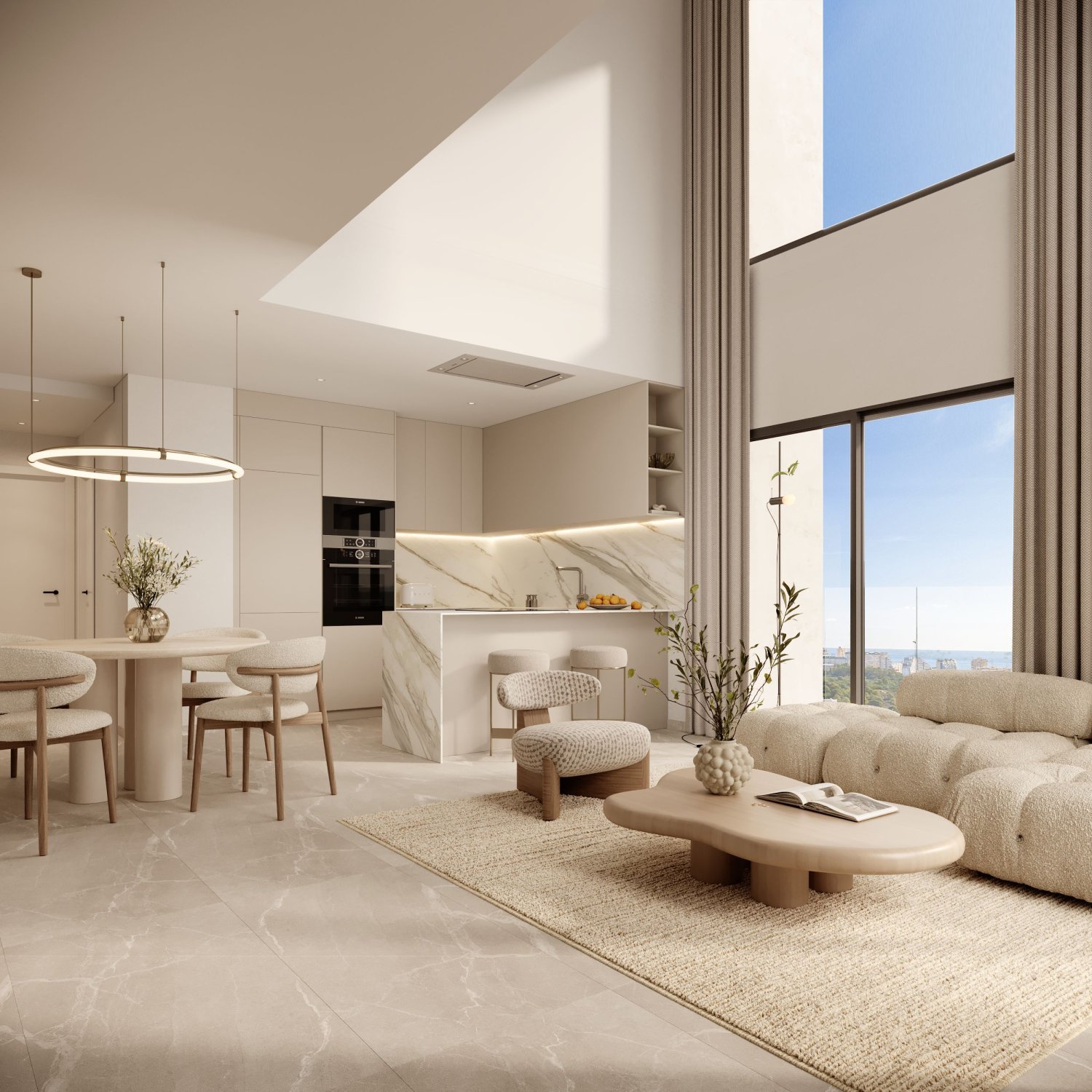 Apartment in Calpe, Alicante, Spain 2 bedrooms, 107 sq.m. No. 196946