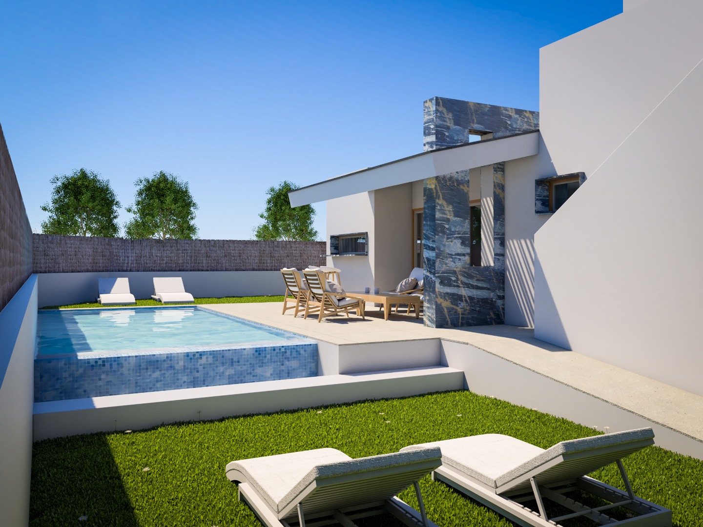 Villa i San Pedro del Pinatar, Murcia, Spanien 3 sovrum, 97 kvm. Nr. 80880