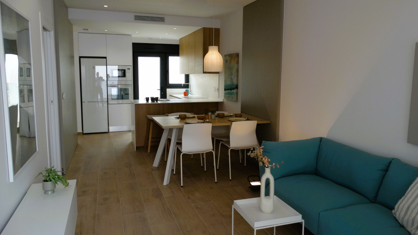 Bungalowi RAMBLA BEACH IV, Pilar de la Horadada, Alicante, Espanja 3 makuuhuonetta, 93.11 m2 No. 166839