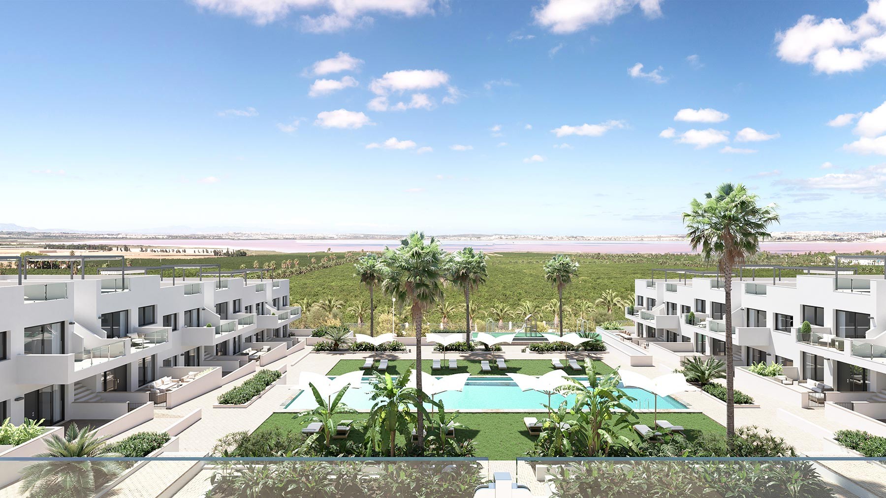 Bungalow à Torrevieja, Alicante, Espagne 2 chambres, 72 m2 No. 97766
