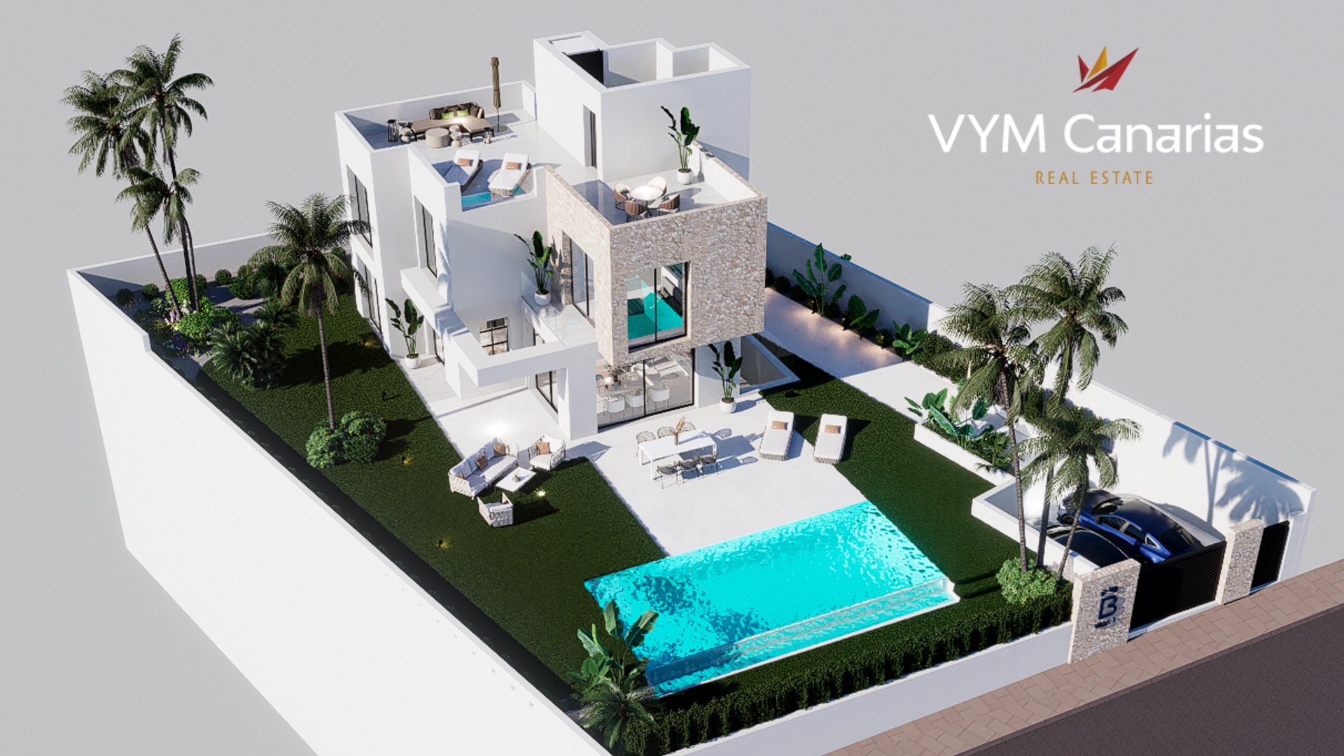 Villa i Finestrat, Alicante, Spanien 3 sovrum, 330 kvm. Nr. 97763
