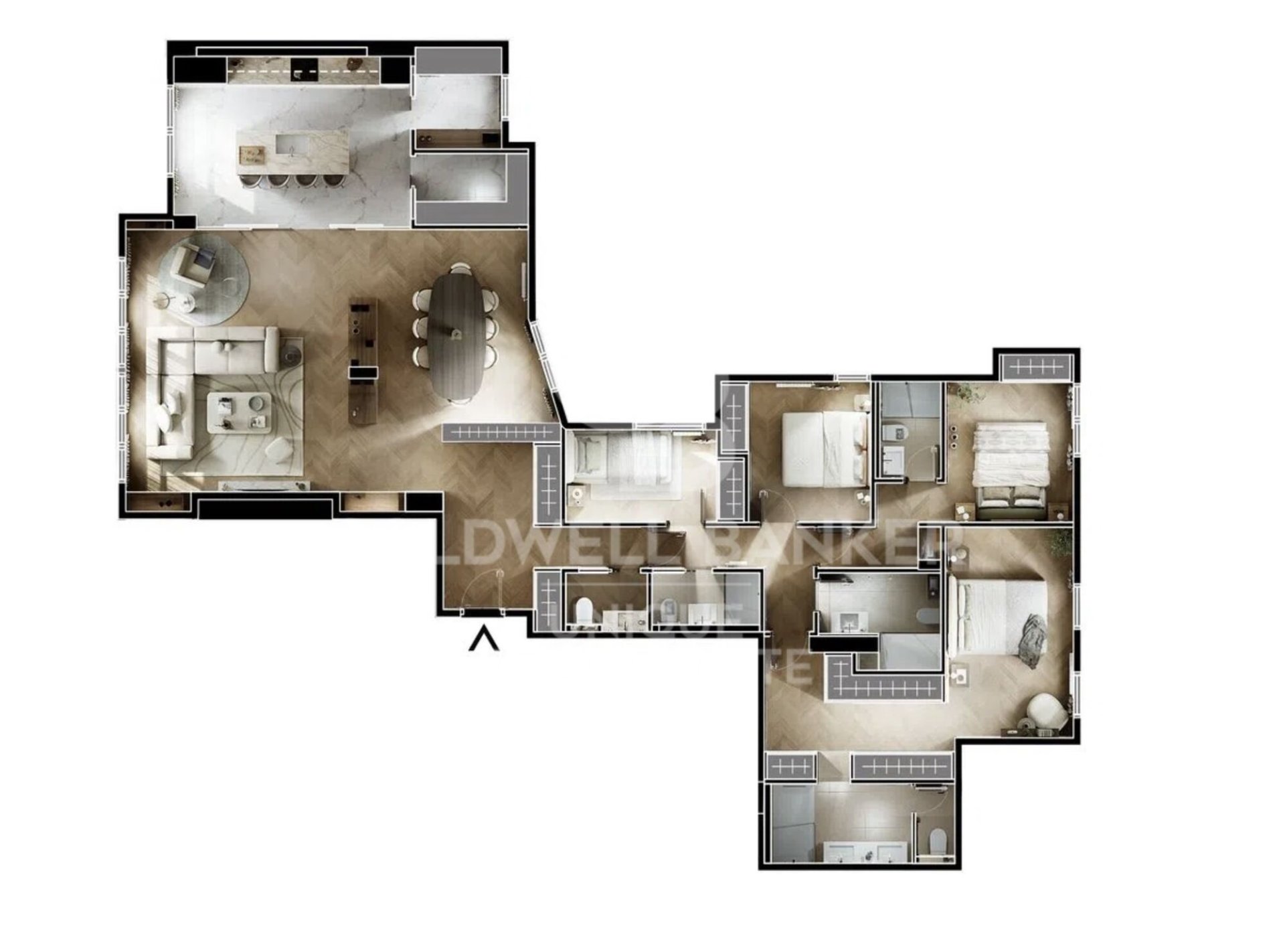 Apartment à Madrid, Espagne 4 chambres, 222 m2 No. 179017