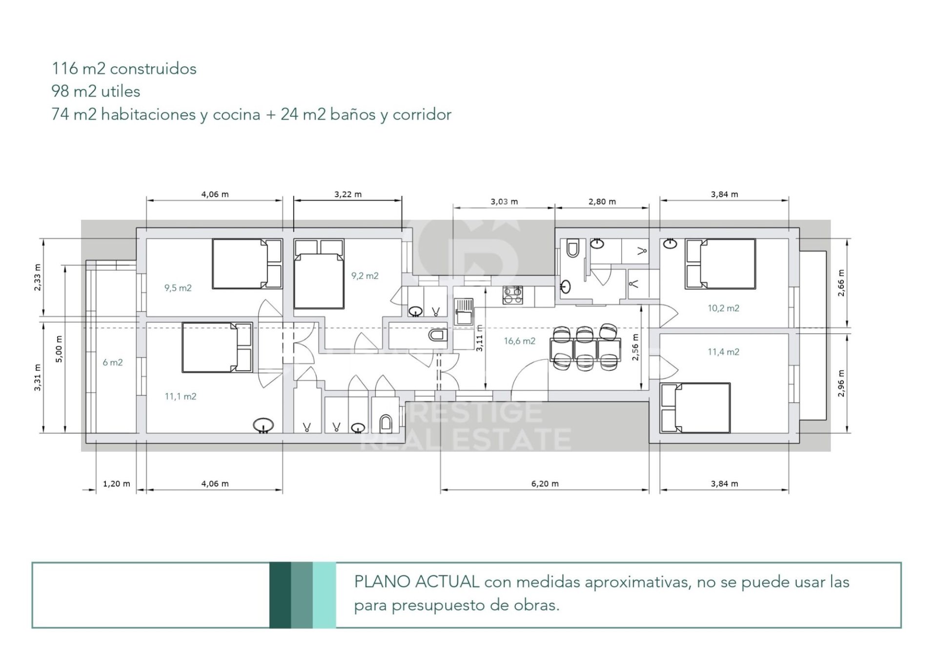 Dzīvoklis Barcelona, Spānijā 5 istabas, 116 m2 Nr. 179018