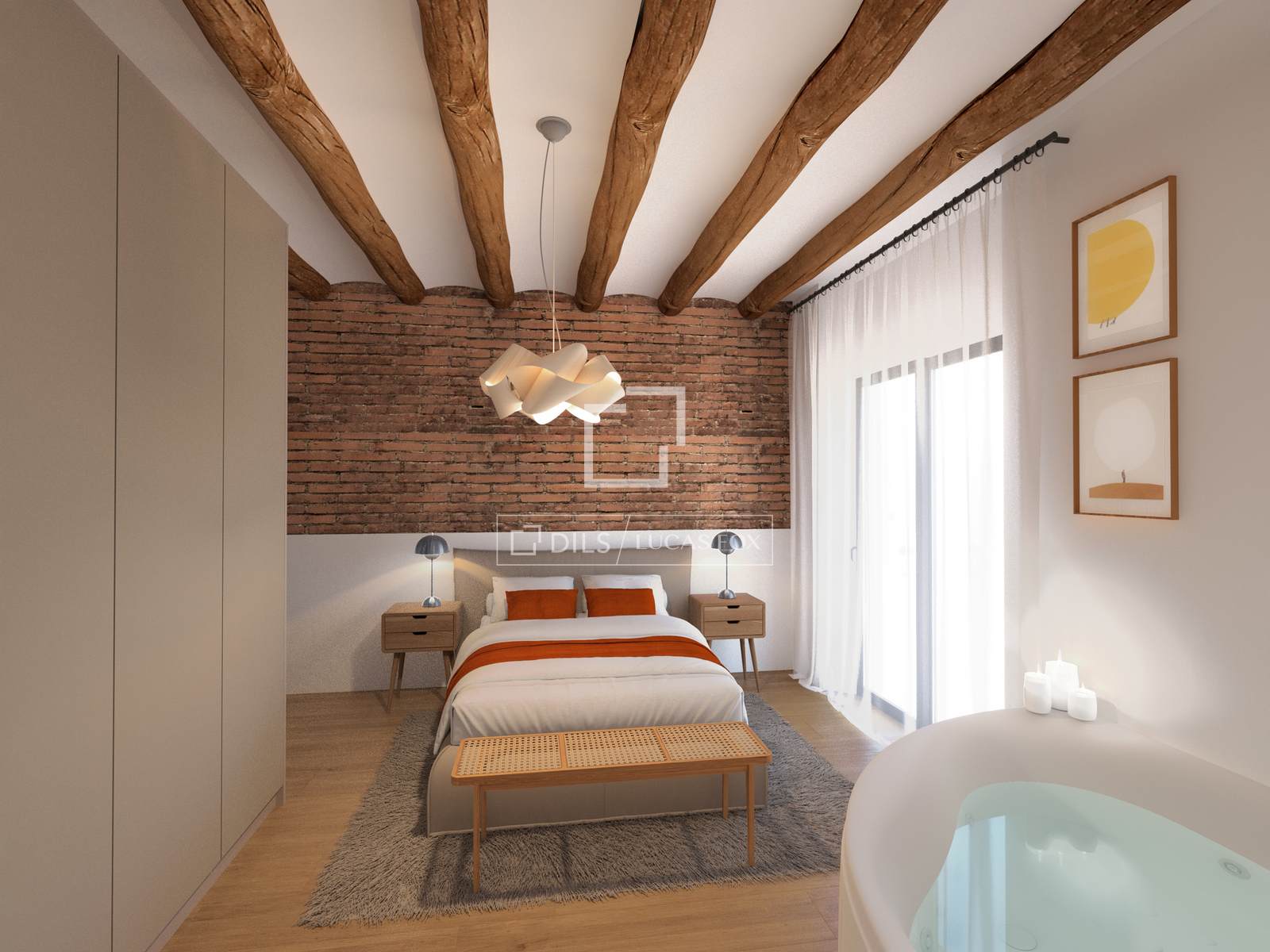 Apartamento en Barcelona, España 2 dormitorios, 87 m2 No. 150784