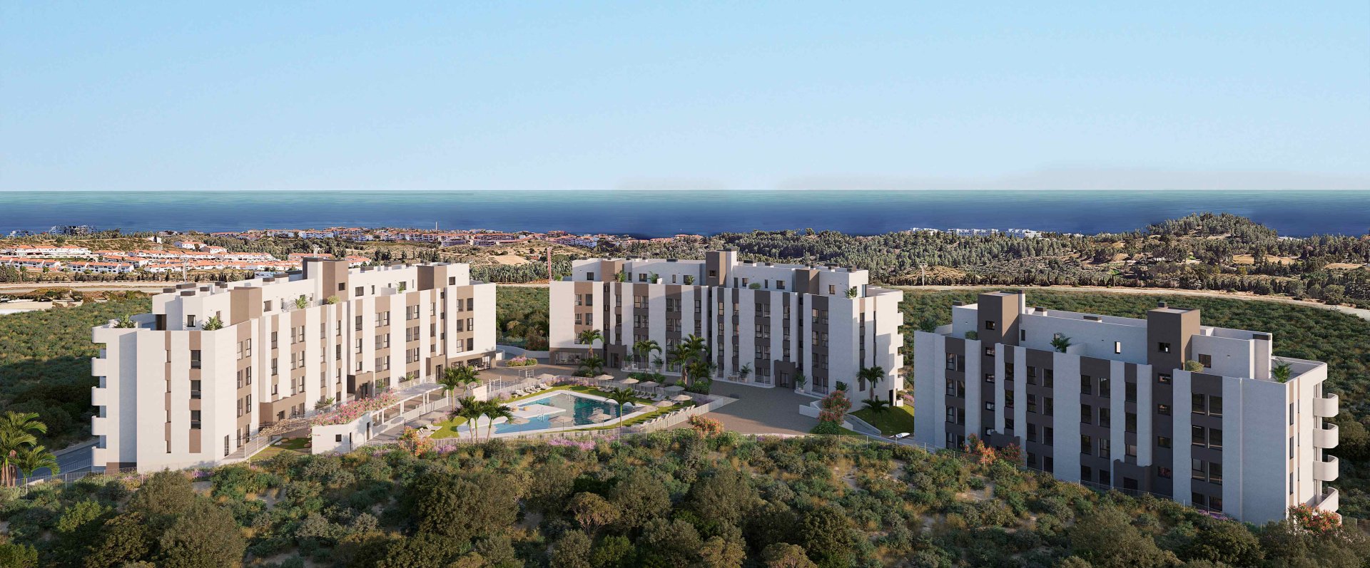 Apartment à Mijas, Malaga, Espagne 2 chambres, 110 m2 No. 180949