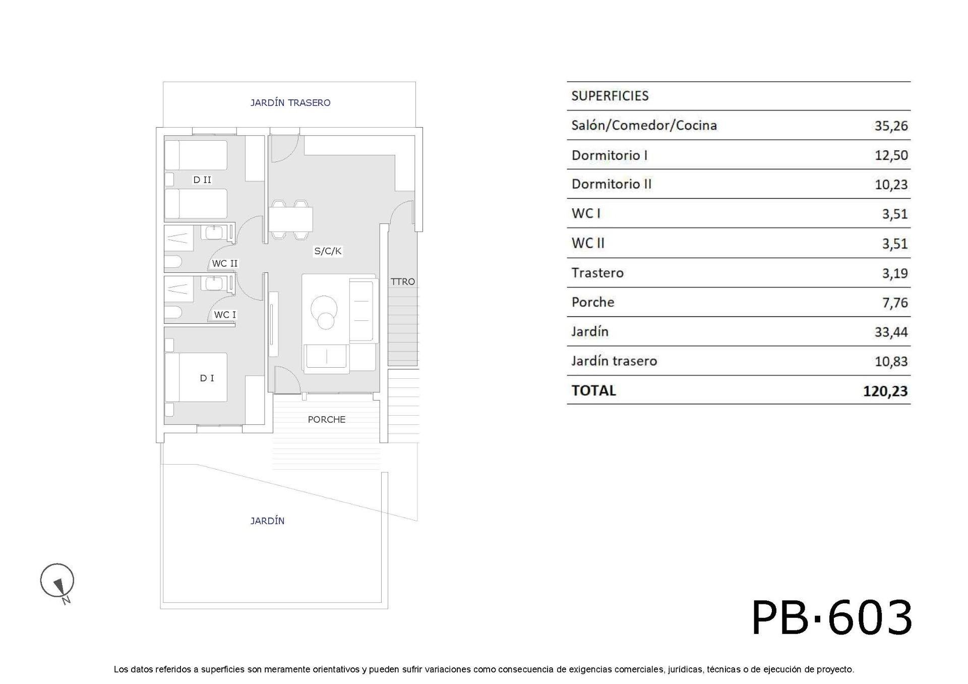 Bungalow w San Miguel de Salinas, Alicante, Hiszpania 2 sypialnie, 68 mkw. nr 180951