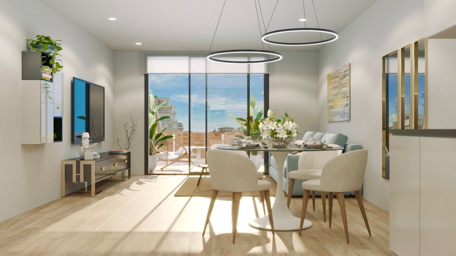 Wohnung in Torrevieja, Alicante, Spanien 3 Schlafzimmer, 150 m2 Nr. 95711