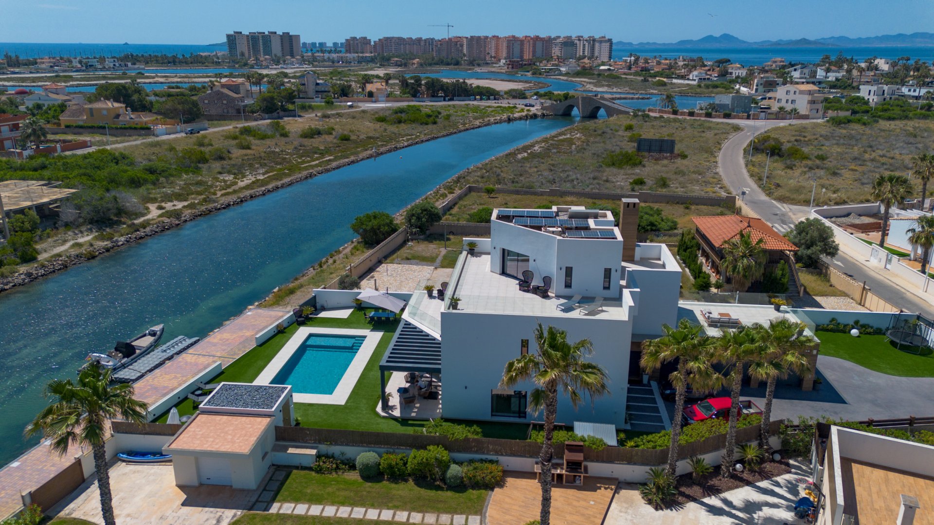 Huvila La Manga del Mar Menor, Murcia, Espanja 4 makuuhuonetta, 520 m2 No. 189955