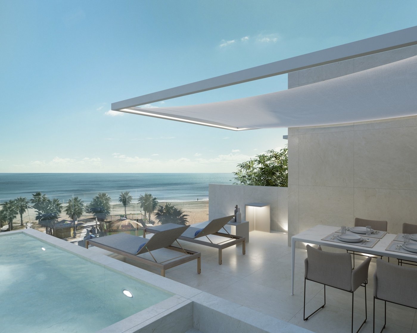 Penthäuser in Torrevieja, Alicante, Spanien 3 Schlafzimmer, 91 m2 Nr. 111440