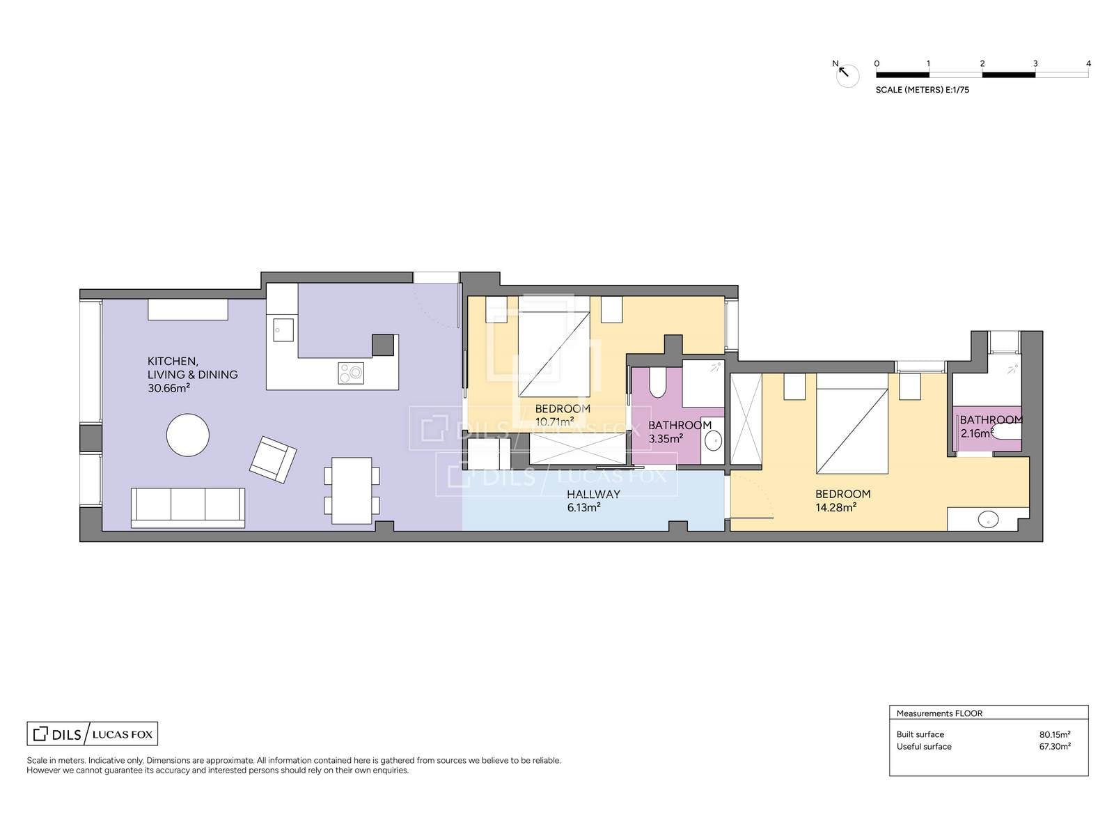 Wohnung in Barcelona, Spanien 2 Schlafzimmer, 107 m2 Nr. 192650