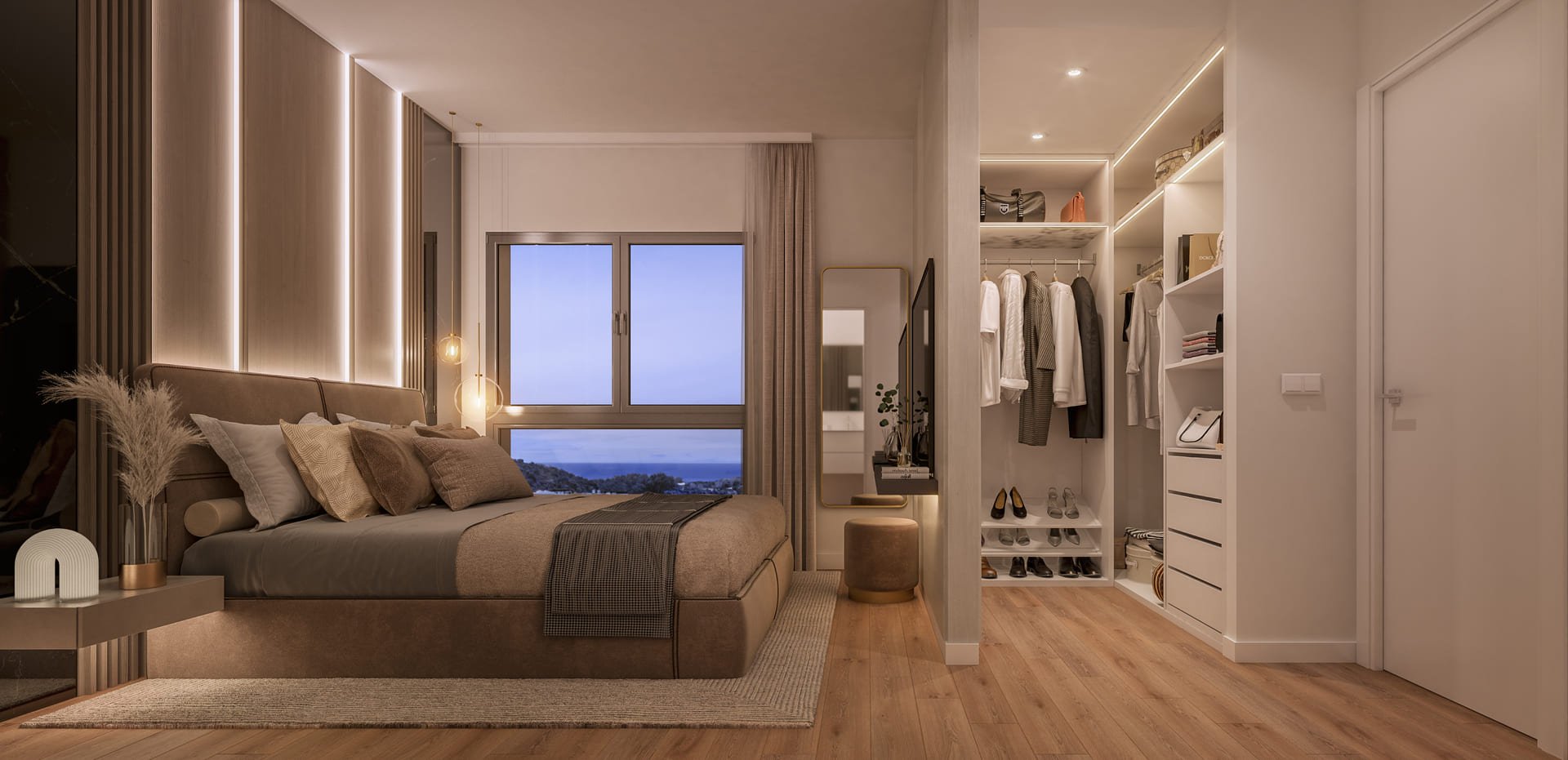 Apartamento en Casares, Málaga, España 3 dormitorios, 110 m2 No. 137033