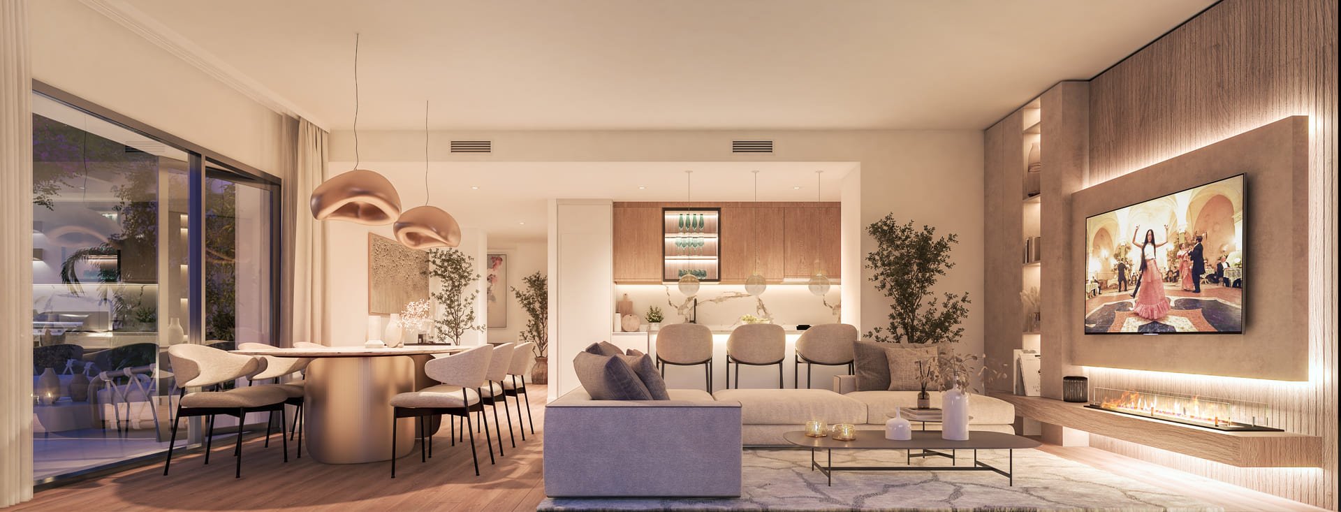 Apartamento en Casares, Málaga, España 3 dormitorios, 110 m2 No. 137033