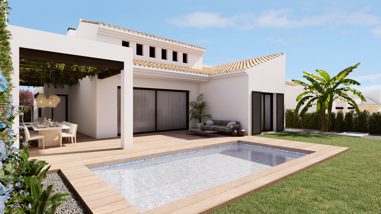 Talo Algorfa, Alicante, Espanja 3 makuuhuonetta, 135 m2 No. 101579