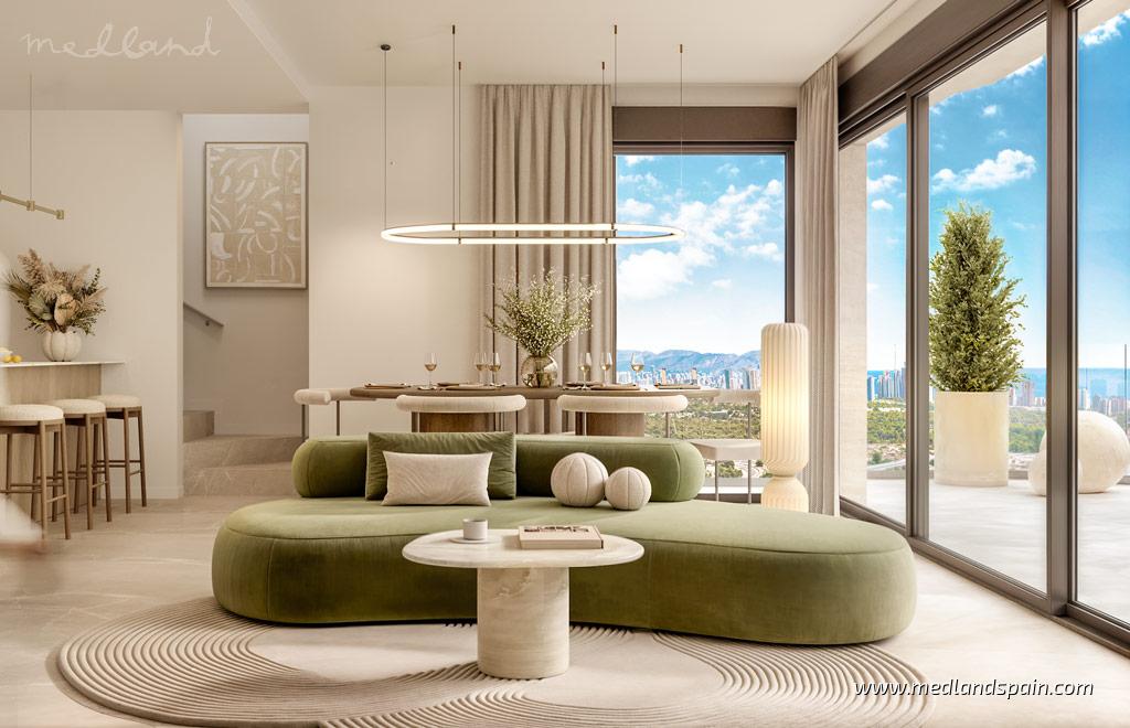 Huoneisto Finestrat, Alicante, Espanja 3 makuuhuonetta, 151 m2 No. 148489