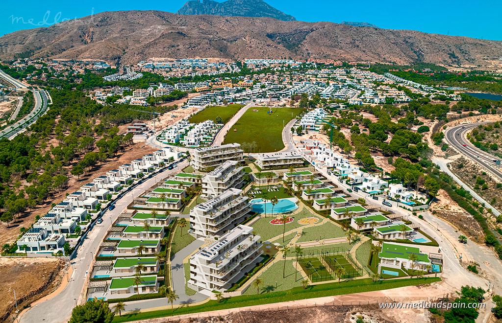 Huoneisto Finestrat, Alicante, Espanja 3 makuuhuonetta, 151 m2 No. 148489