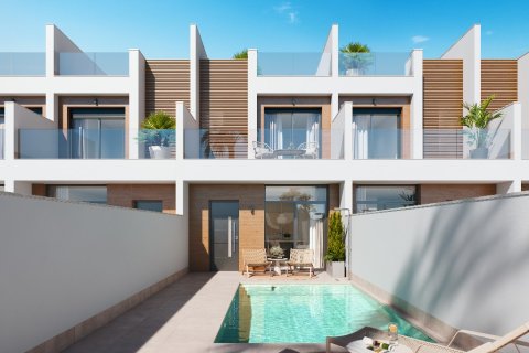 Radhus i San Pedro del Pinatar, Murcia, Spanien 3 sovrum, 104 kvm. Nr. 145062
