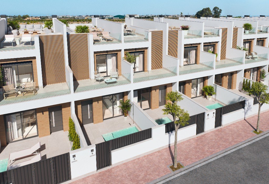 Rindu māja San Pedro del Pinatar, Murcia, Spānijā 3 istabas, 104 m2 Nr. 145062
