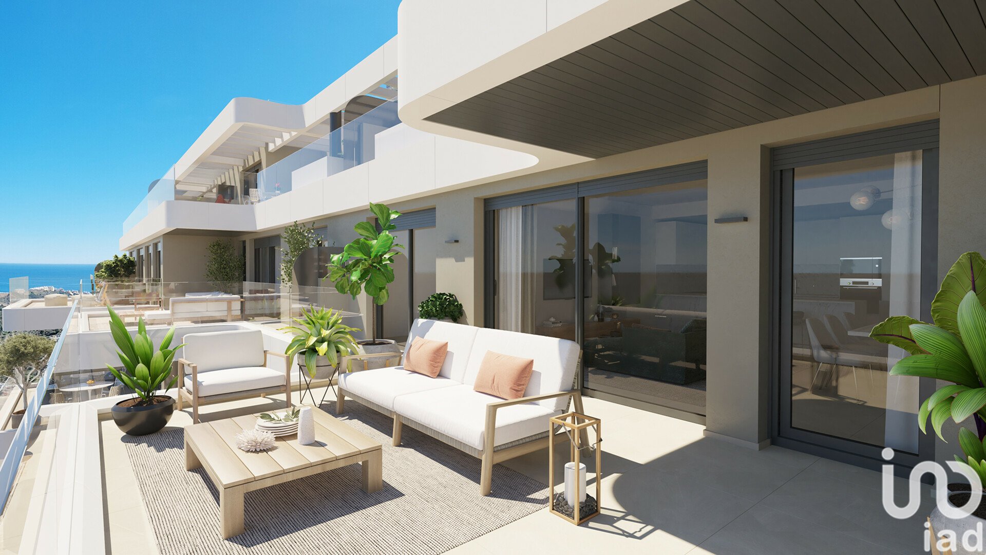 Lägenhet i Mijas, Malaga, Spanien 3 sovrum, 130 kvm. Nr. 154180