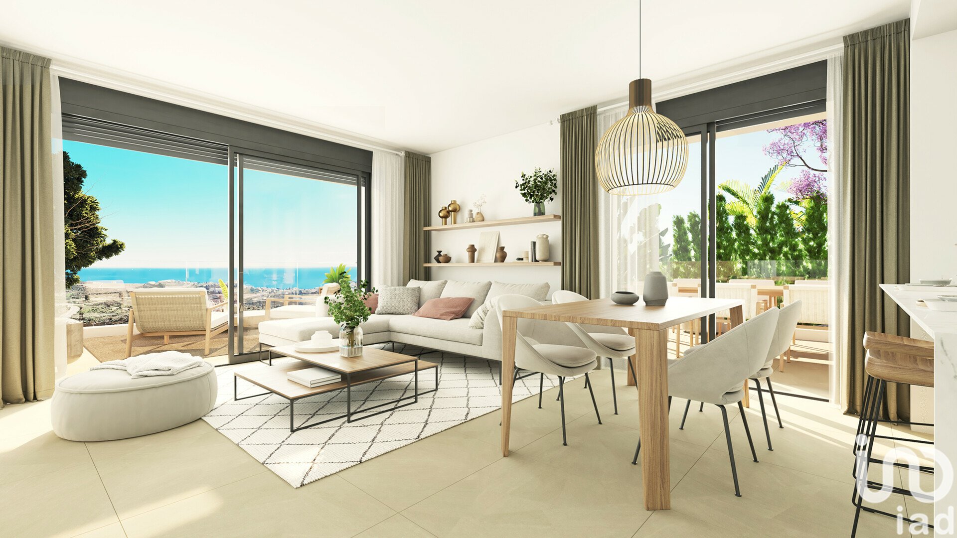 Lägenhet i Mijas, Malaga, Spanien 3 sovrum, 130 kvm. Nr. 154180