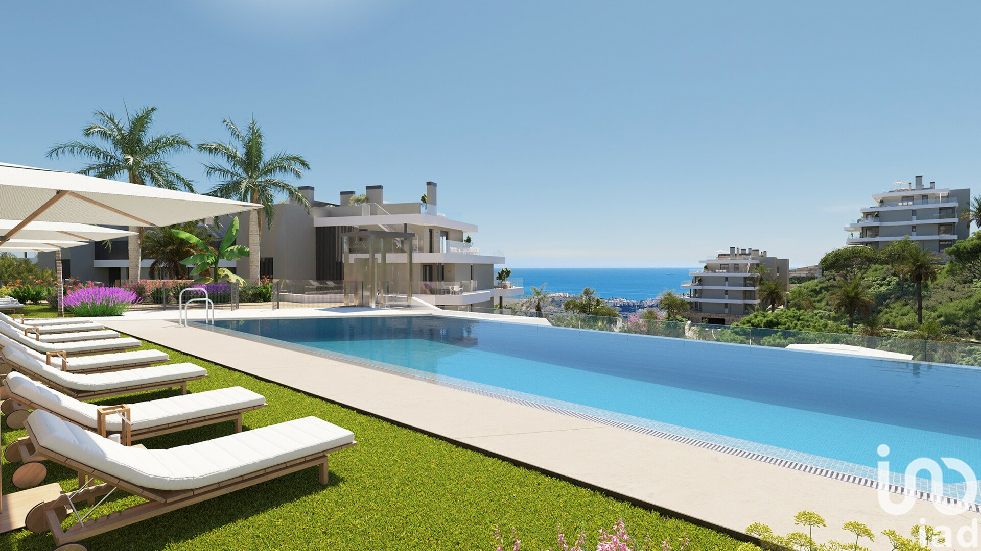 Lägenhet i Mijas, Malaga, Spanien 3 sovrum, 130 kvm. Nr. 154180