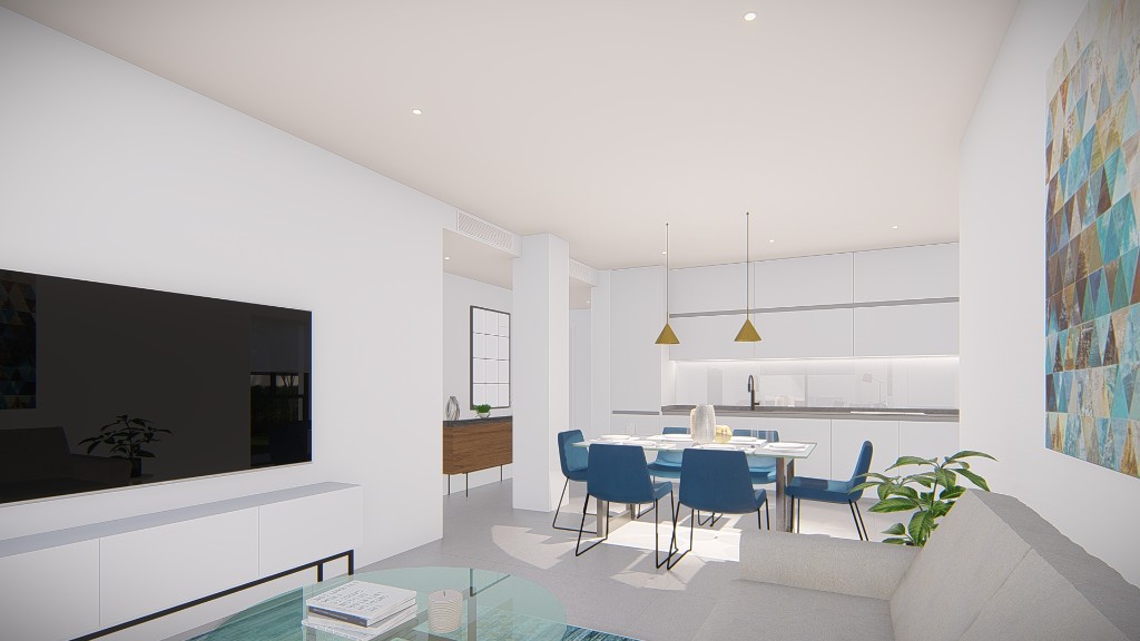 Apartament w Villajoyosa, Alicante, Hiszpania 3 sypialnie, 94 mkw. nr 145024